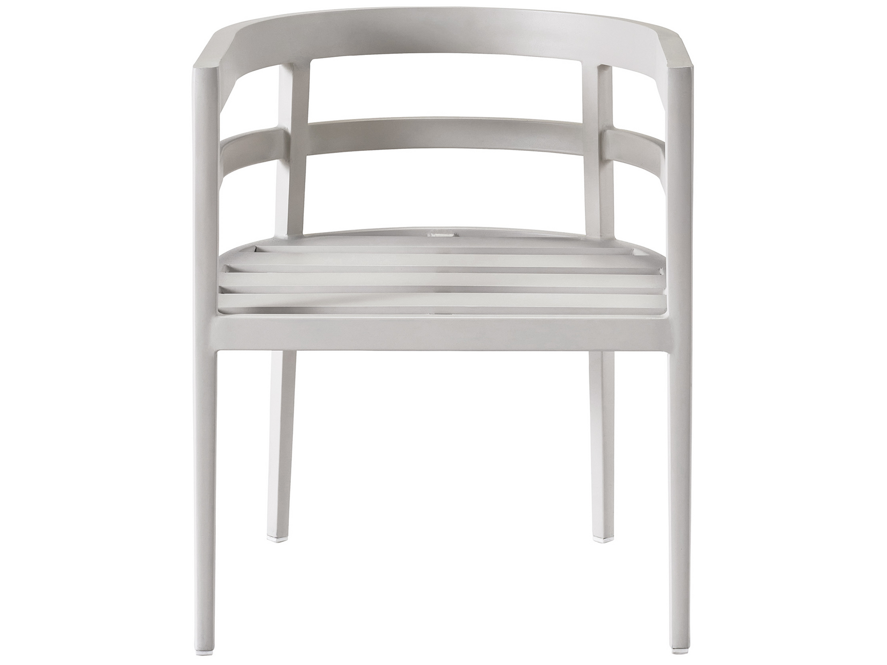 Sout Beach Canvas Granite/Chalk Aluminum Dining Chair - Ornate Home