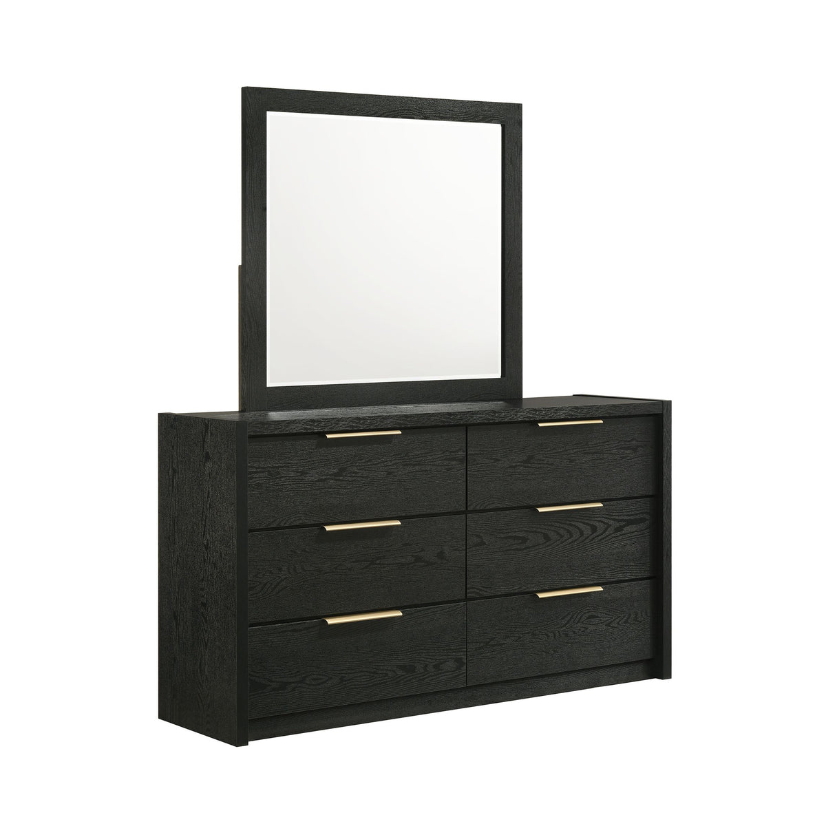 South Bend Black 5-Piece King Bedroom Set - Ornate Home