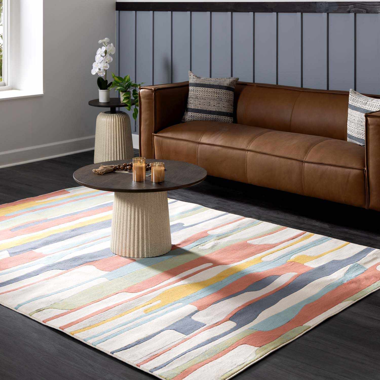Southfields Colorful Modern Area Carpet - Ornate Home