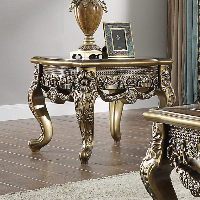 Sovereign Bronze End Table / HD-E905BR - Ornate Home