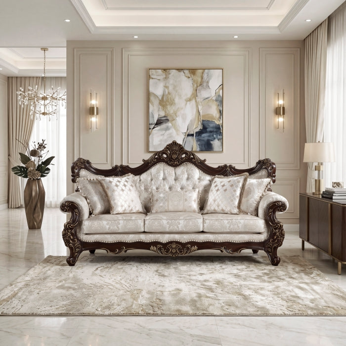 Sovereign Brown Sofa - Ornate Home