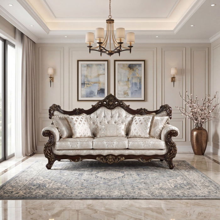 Sovereign Brown Sofa - Ornate Home
