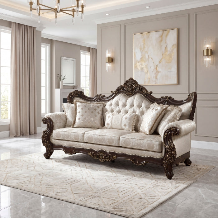 Sovereign Brown Sofa - Ornate Home