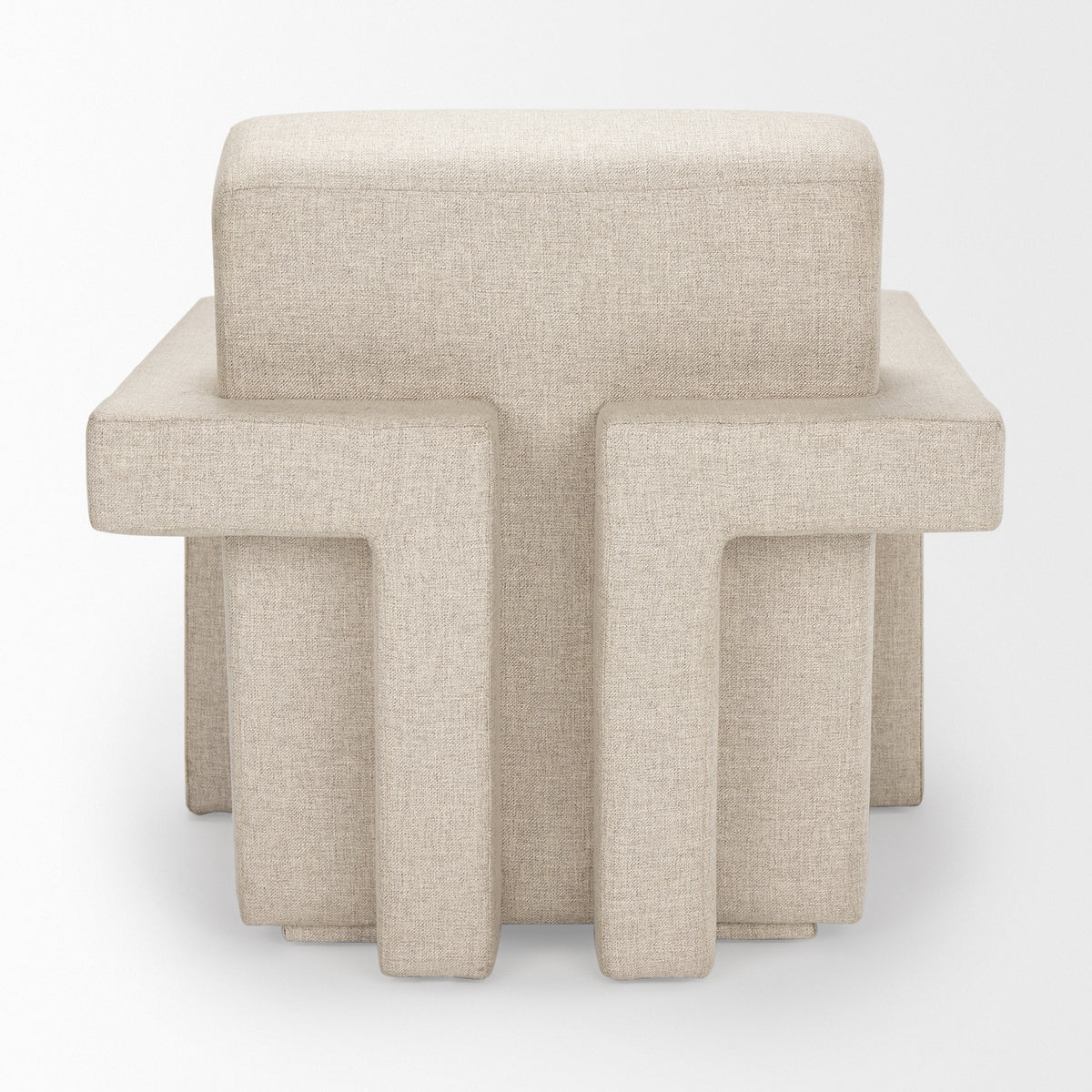 Sovereign Cream Oatmeal Fully Upholstered Accent Chair