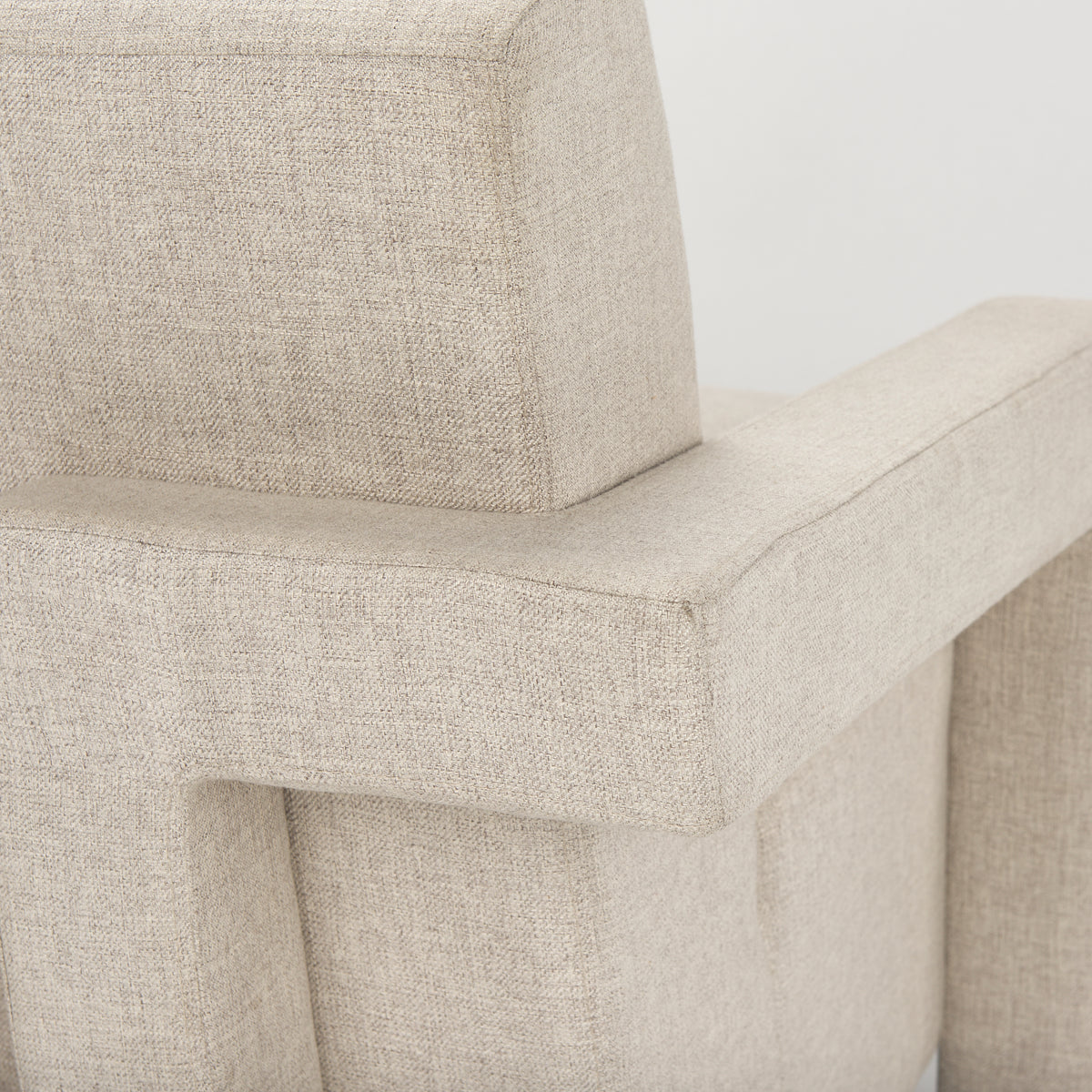 Sovereign Cream Oatmeal Fully Upholstered Accent Chair