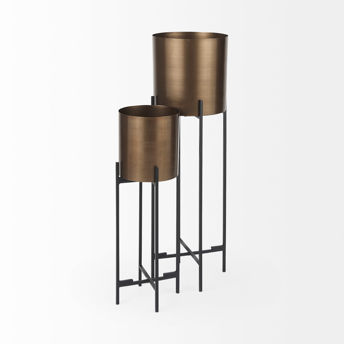 Sowerberry Bronze Large Plant Stand - Ornate Home