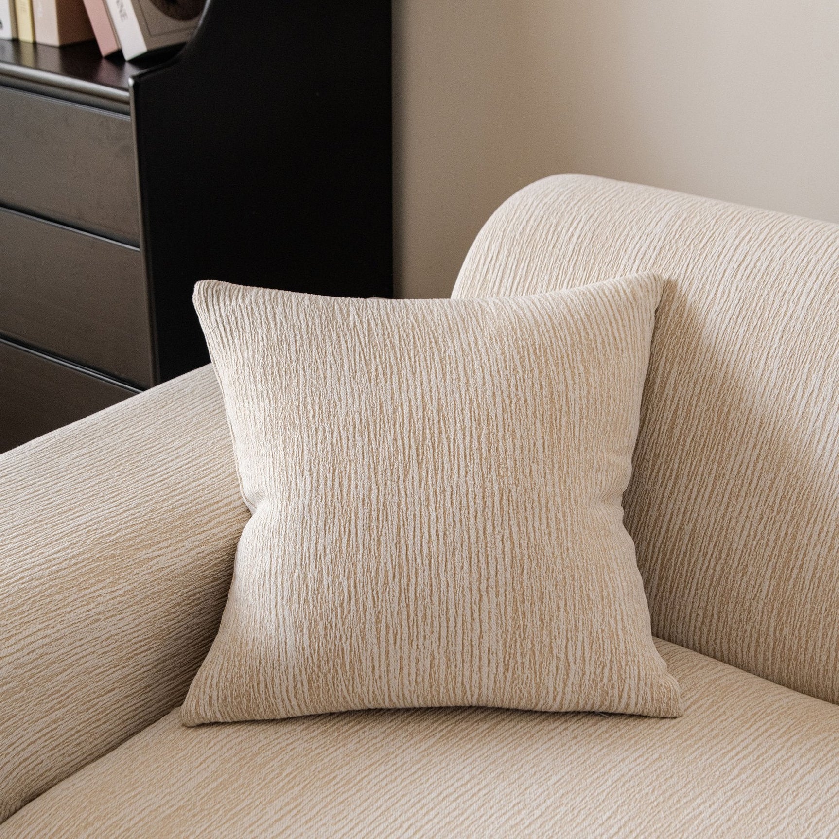 Spandex Jacquard Sofa Cover, High Stretch Crinkle Textured Couch Slipcover KAS Washable - Ornate Home