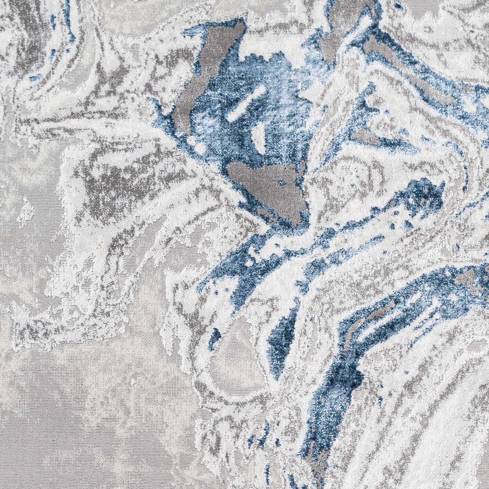 Speldhurst Blue Marble Rug - Ornate Home