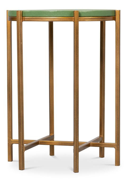 Spence Green Side Table - Ornate Home