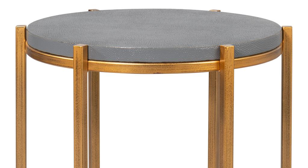 Spence Grey Side Table - Ornate Home