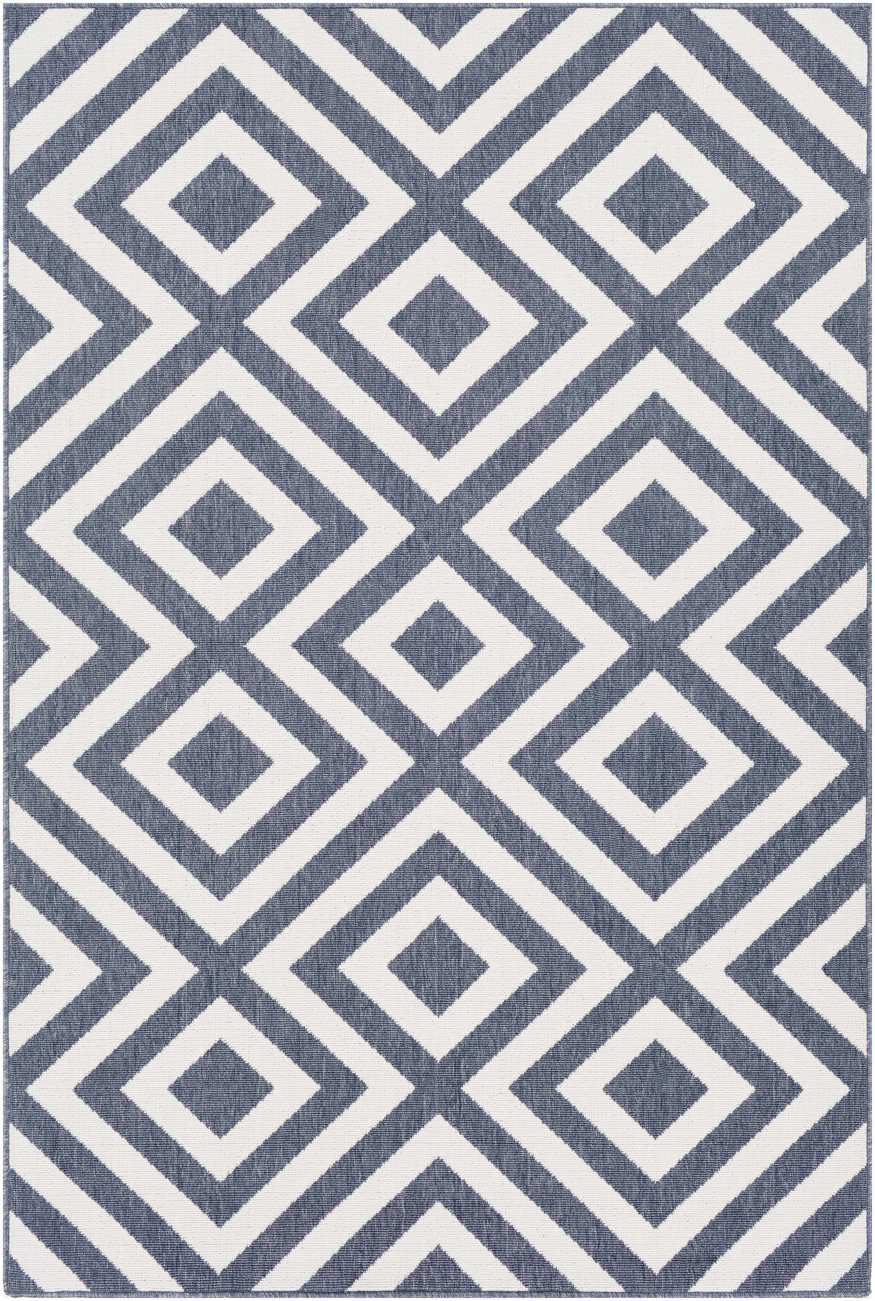 Spilsby Navy Blue Outdoor Rug - Clearance - Ornate Home