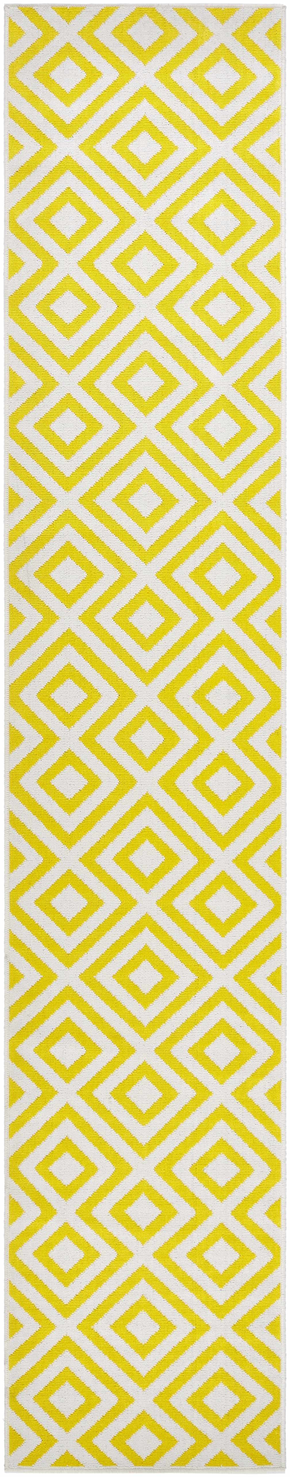 Spilsby Yellow Trellis Outdoor Rug - Ornate Home