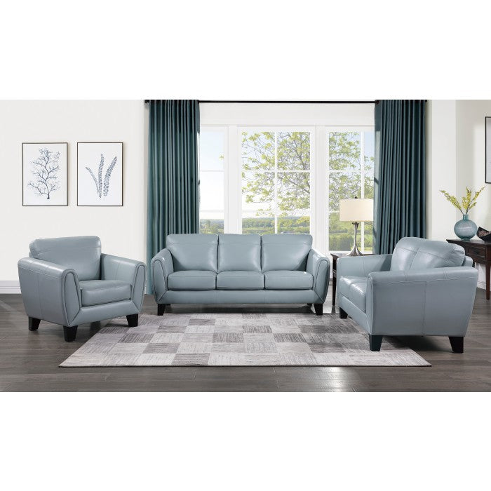 Spivey Aqua Sofa - Ornate Home