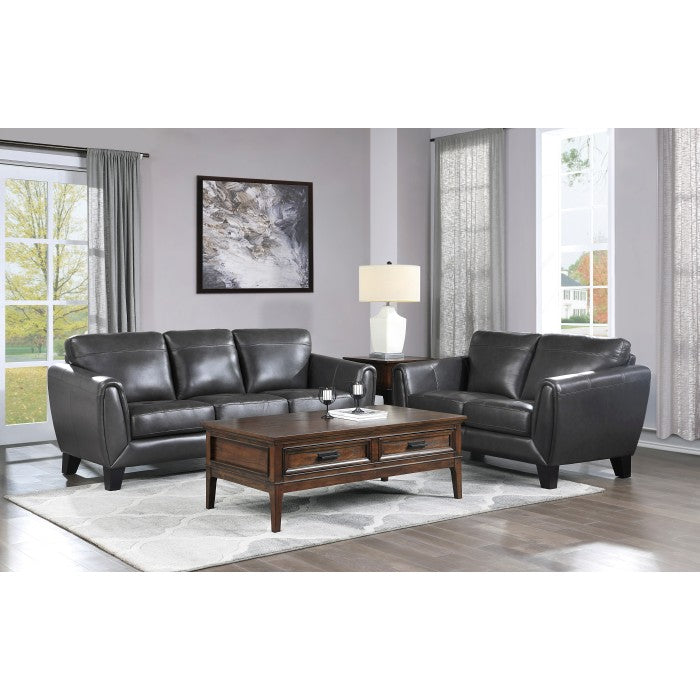 Spivey Dark Gray Sofa - Ornate Home