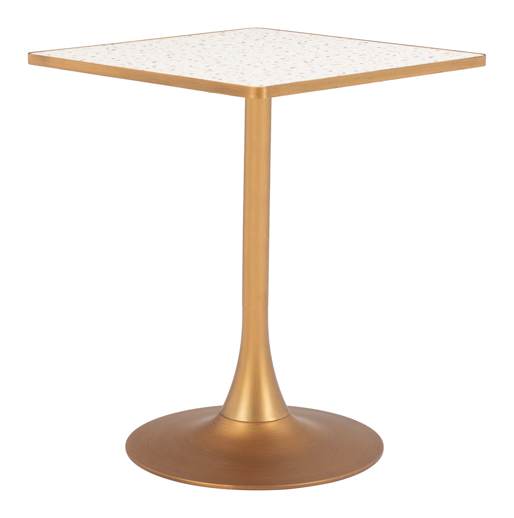 Spot Beige & Gold Bistro Table - Ornate Home