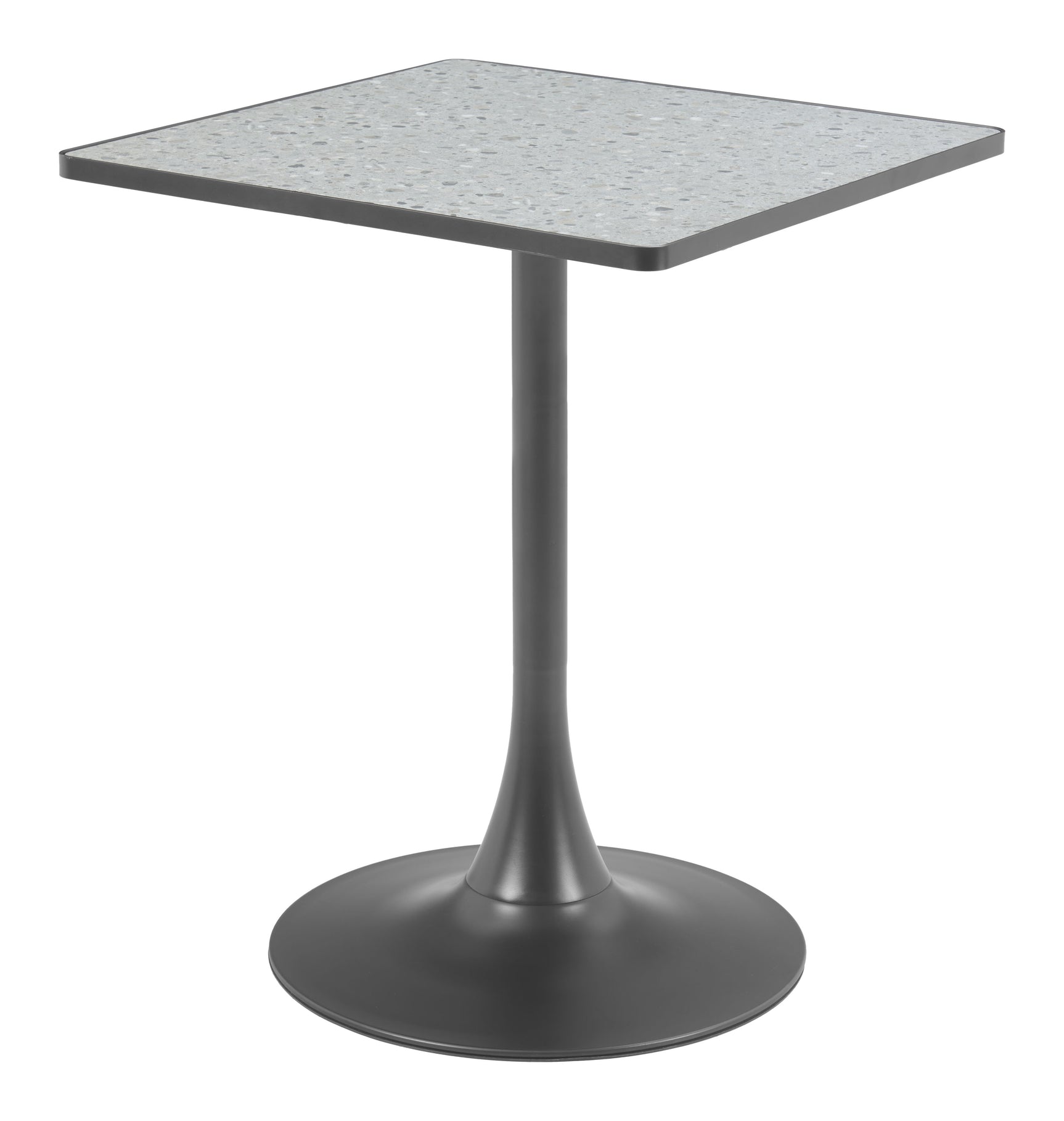 Spot Gray & Black Bistro Table - Ornate Home