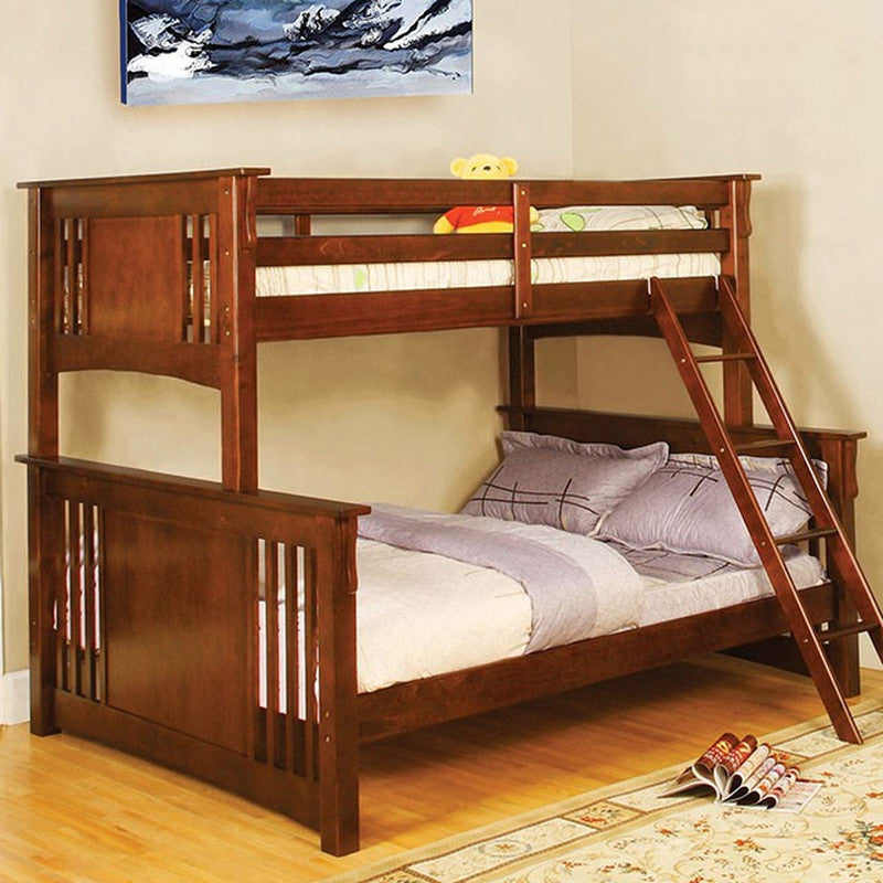 Spring Creek Oak Twin/Full Bunk Bed - Ornate Home
