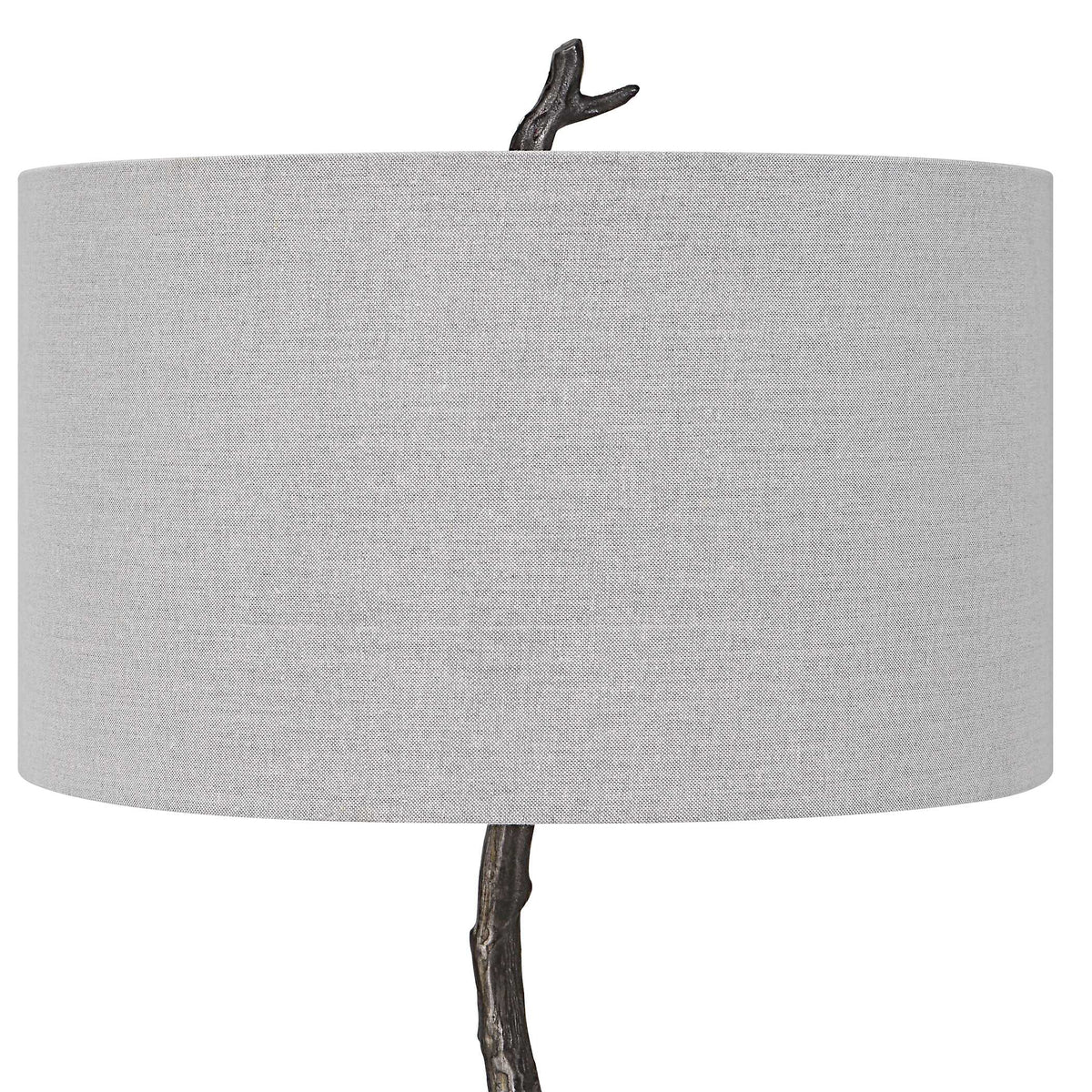 Spruce Black/Bronze Rustic Floor Lamp - Ornate Home
