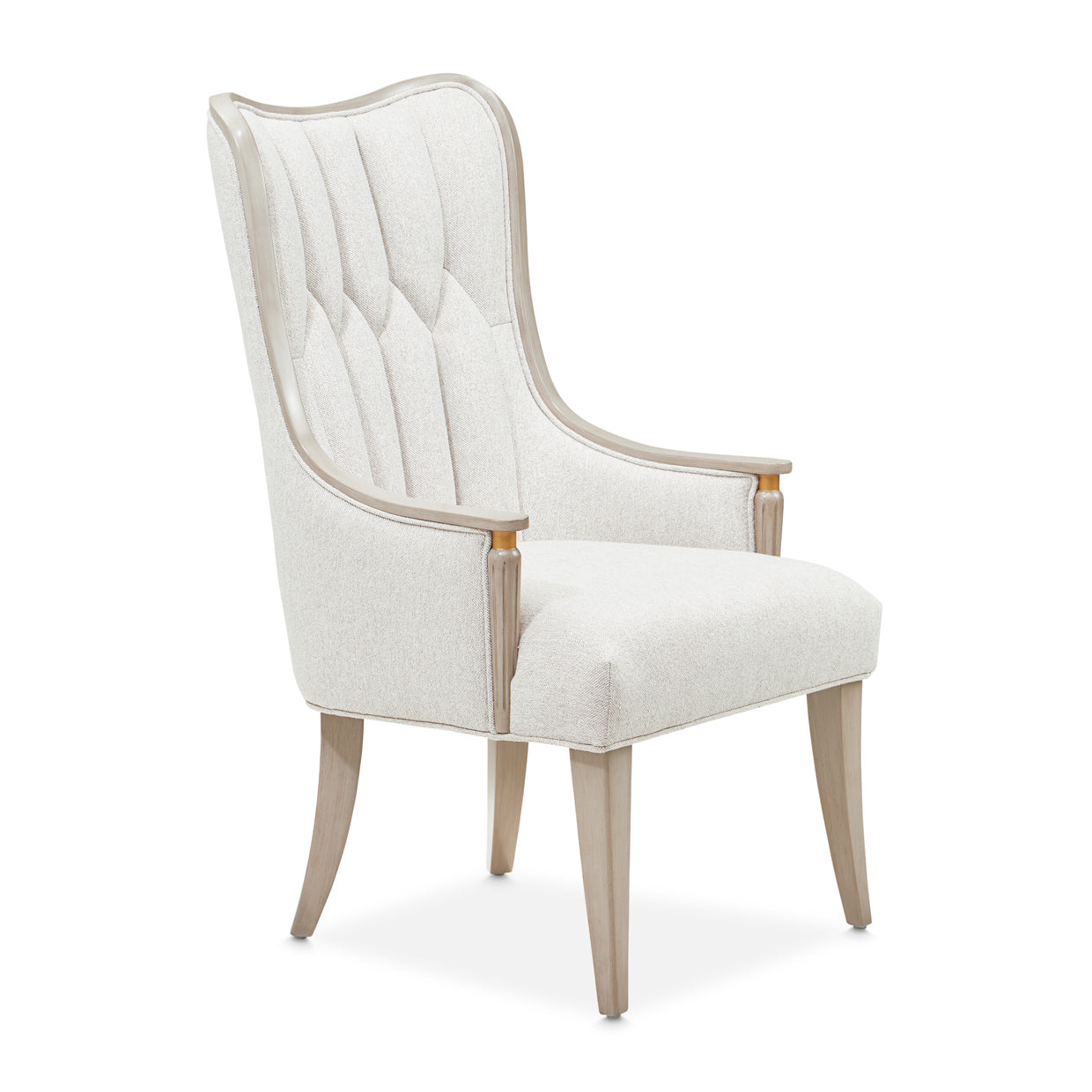 St. Charles Dove Gray/Cirrus Dining Arm Chair (Set of 2) - Ornate Home