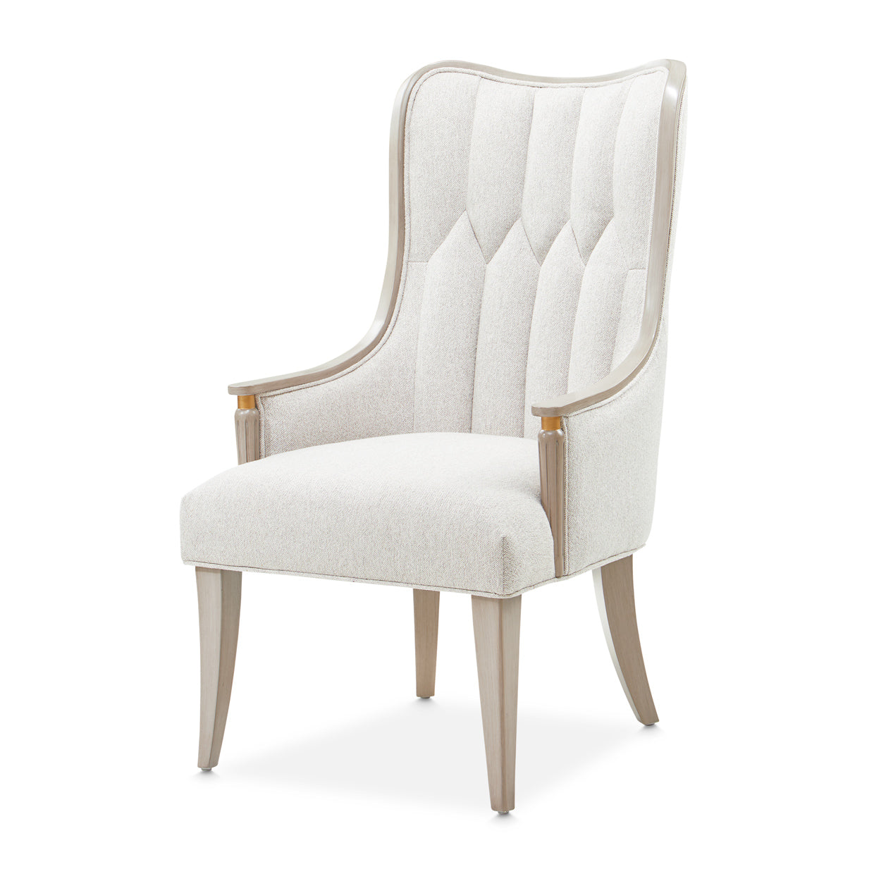 St. Charles Dove Gray/Cirrus Dining Arm Chair (Set of 2) - Ornate Home