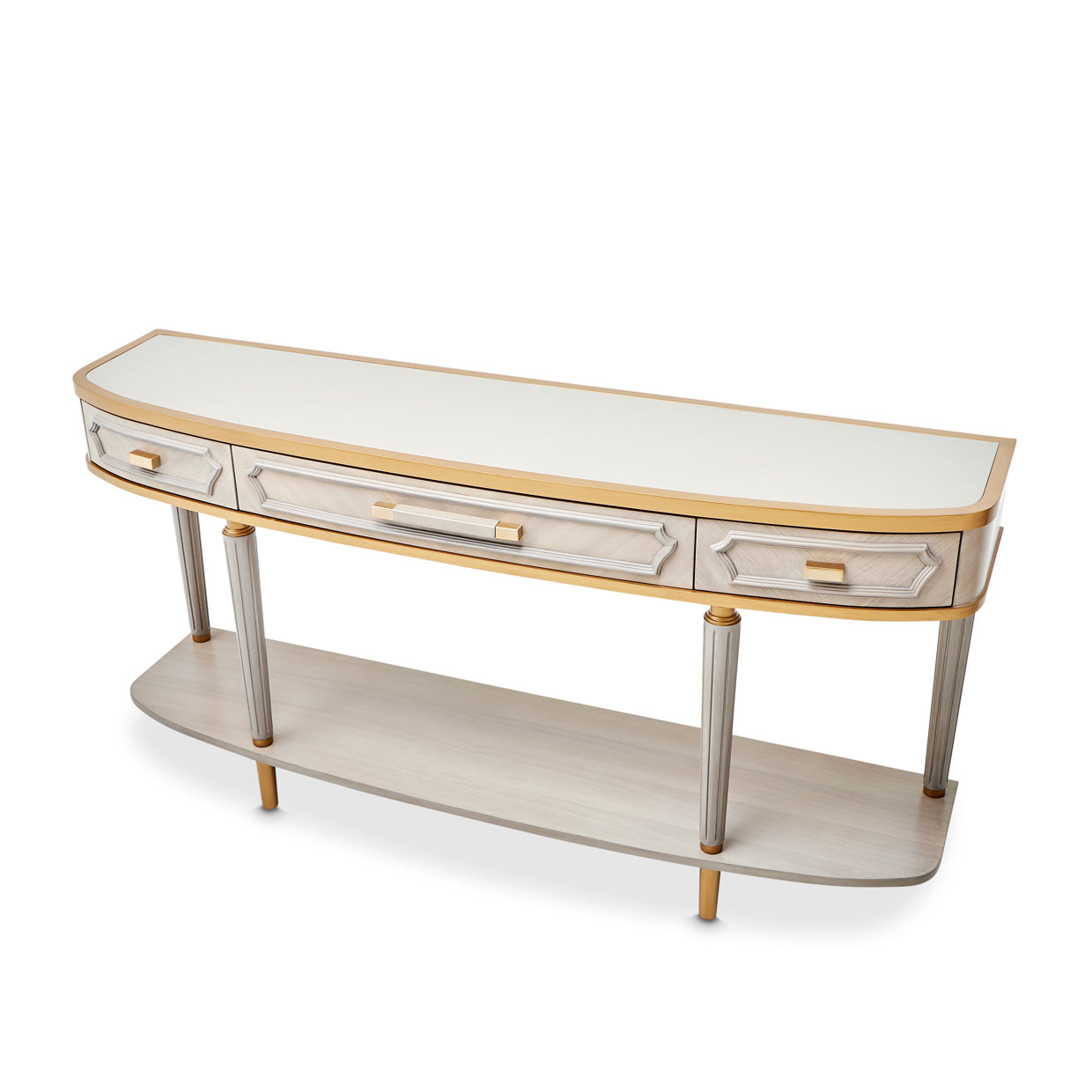 St. Charles Dove Gray Console Table - Ornate Home