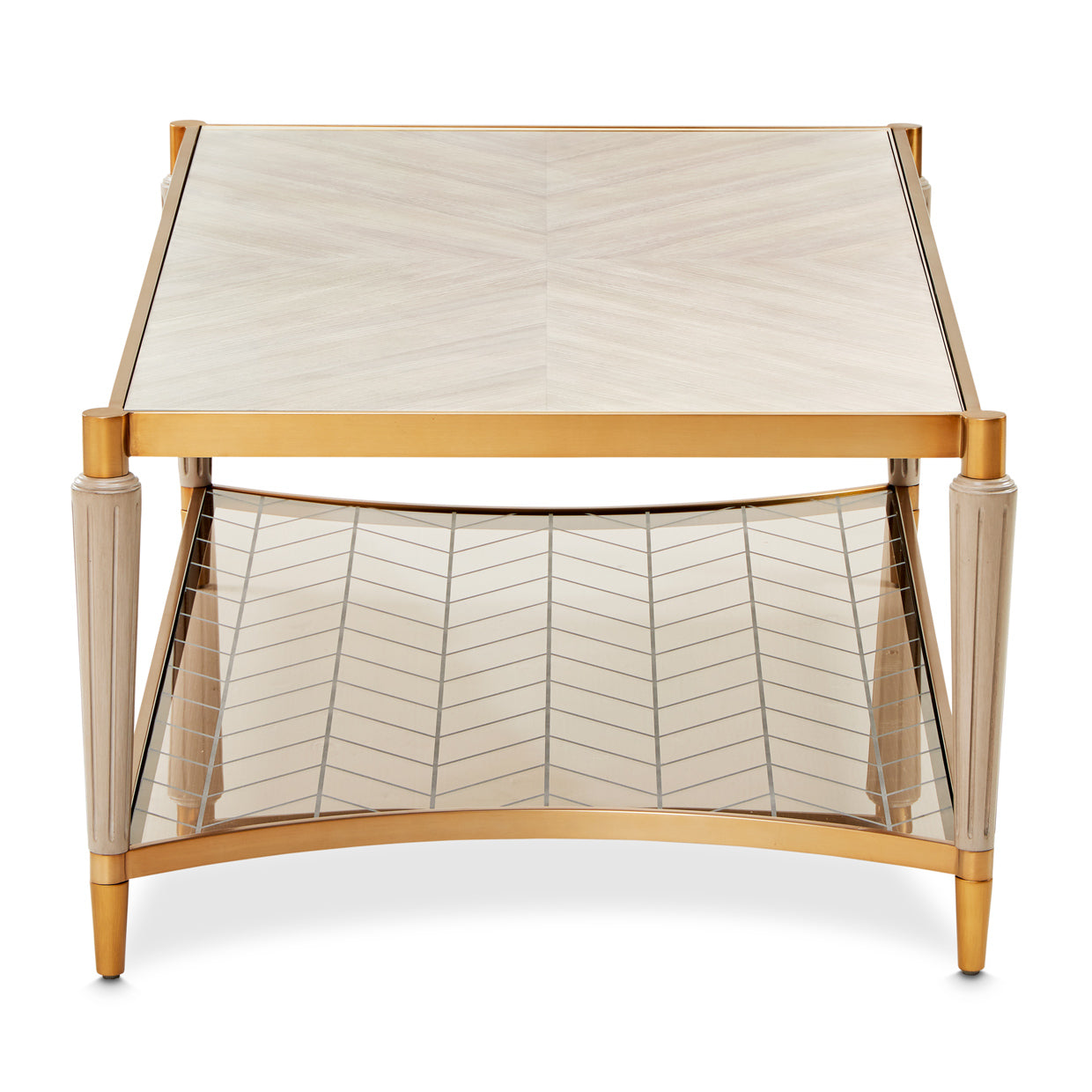 St. Charles Dove Gray Rectangular Cocktail Table - Ornate Home