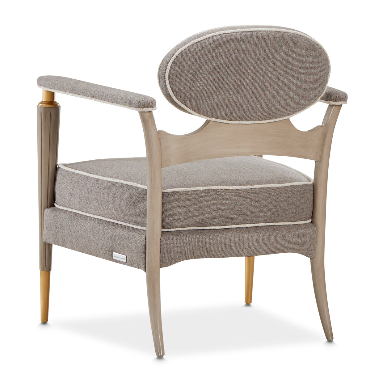 St. Charles Dove Gray/Stratus Accent Chair - Ornate Home