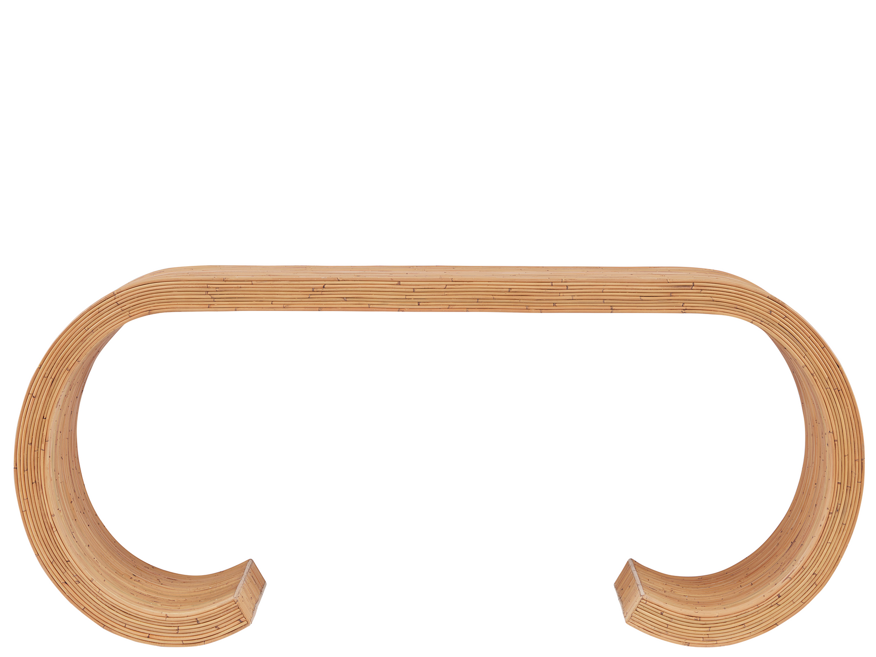 St Lucia Natural Rattan Console - Ornate Home