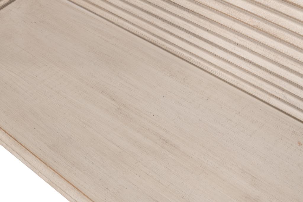 Stacked Grey Bench - Ornate Home