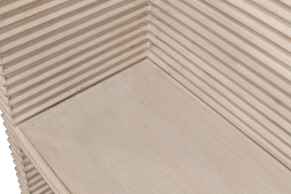 Stacked Grey Bench - Ornate Home