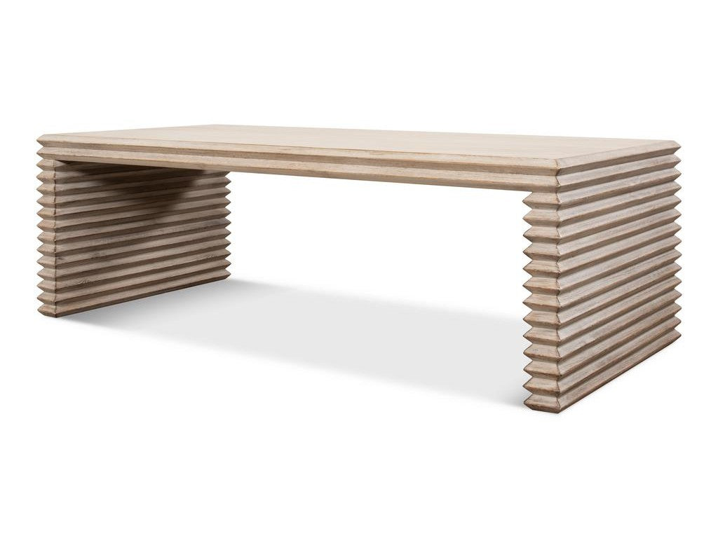 Stacked Grey Cocktail Table - Ornate Home