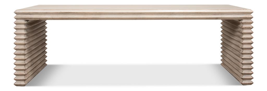 Stacked Grey Cocktail Table - Ornate Home