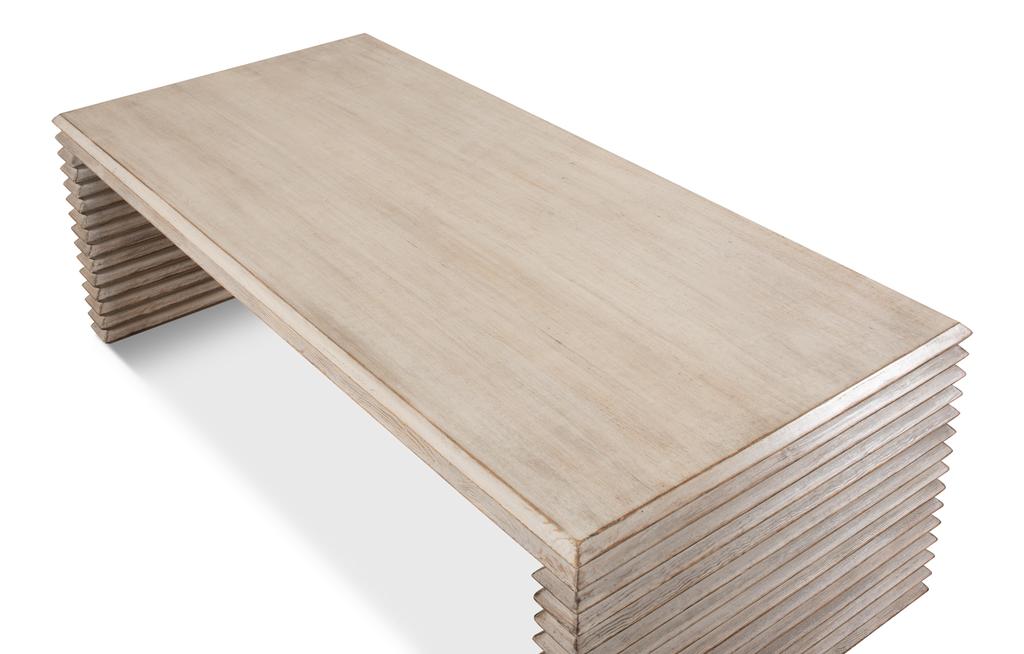 Stacked Grey Cocktail Table - Ornate Home