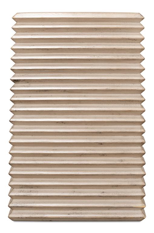 Stacked Grey Side Table - Ornate Home