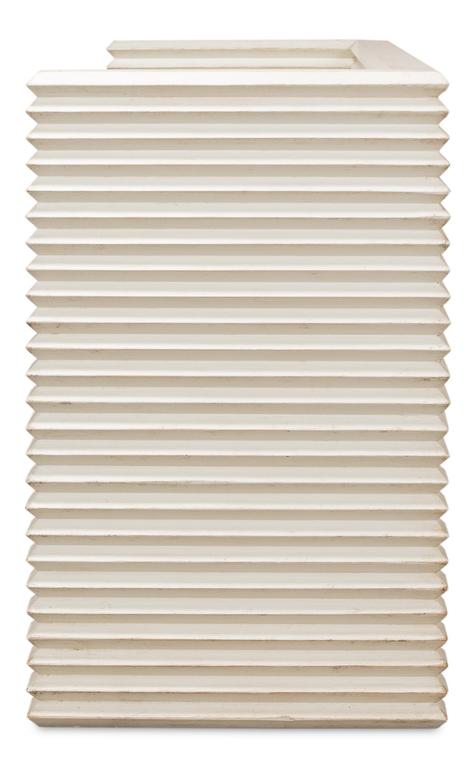 Stacked White Bench - Ornate Home