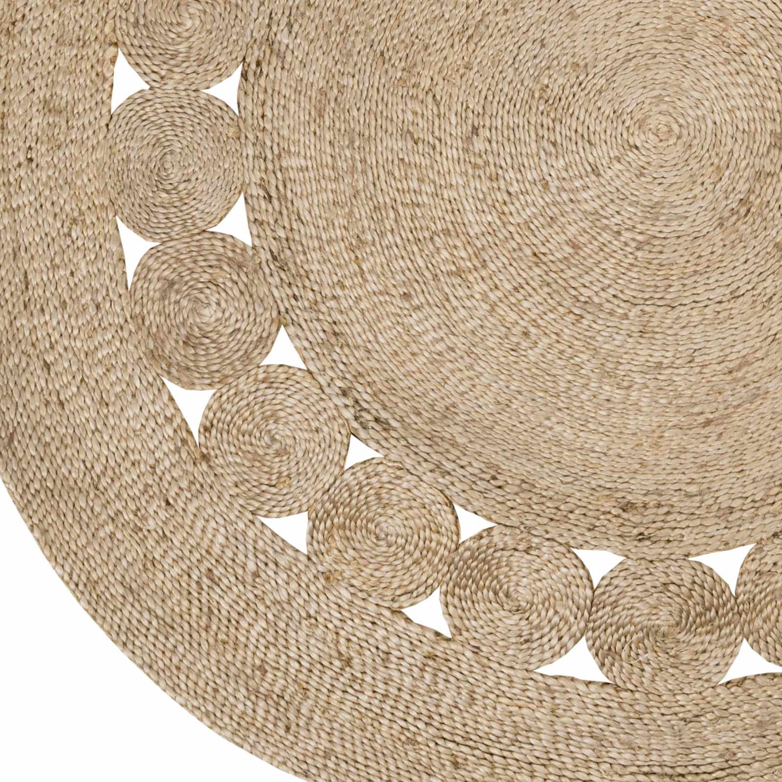 Stafford Round Jute Rug - Clearance - Ornate Home