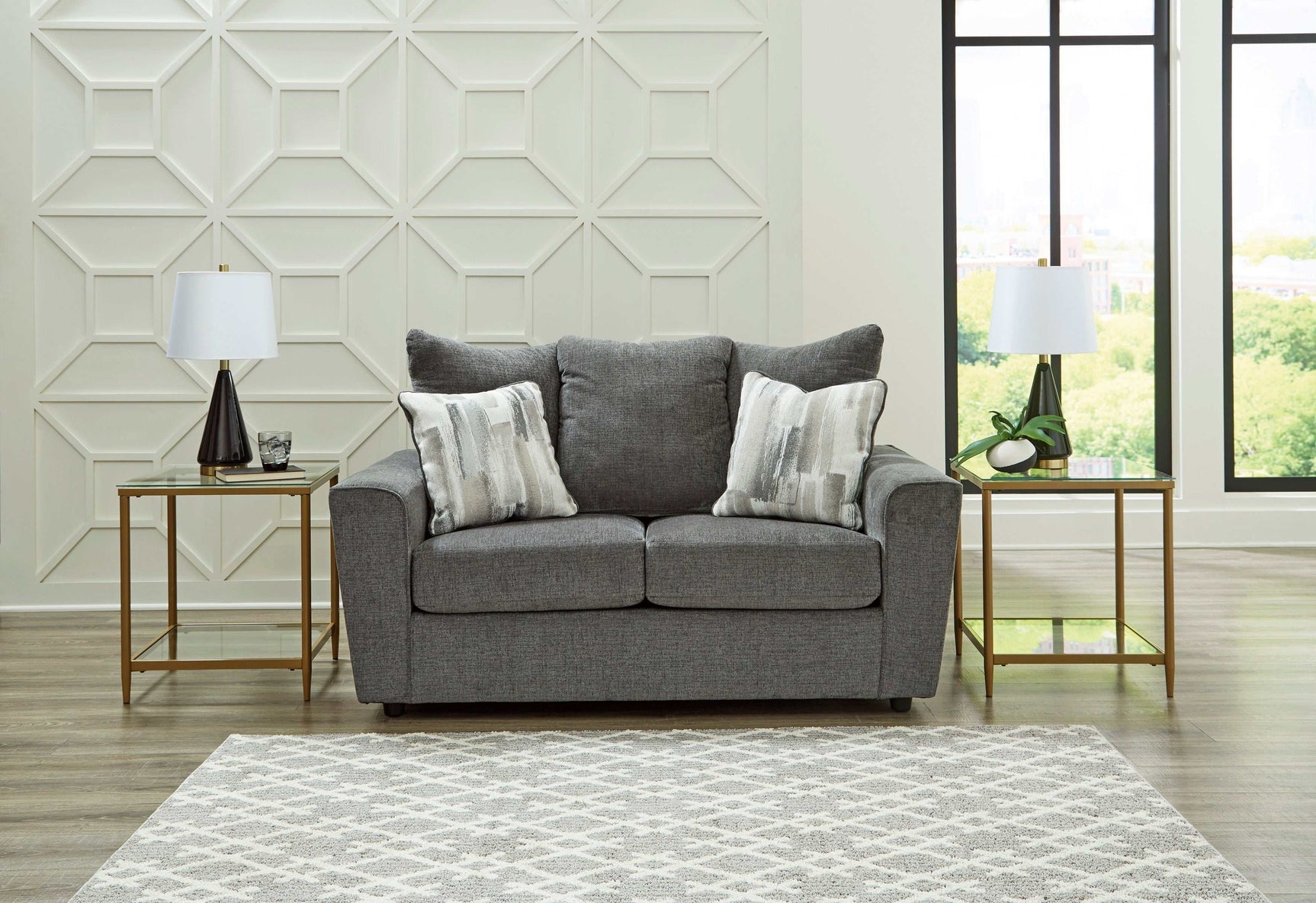 Stairatt Gravel Living Room Set / 2pc (Online Special Price) - Ornate Home