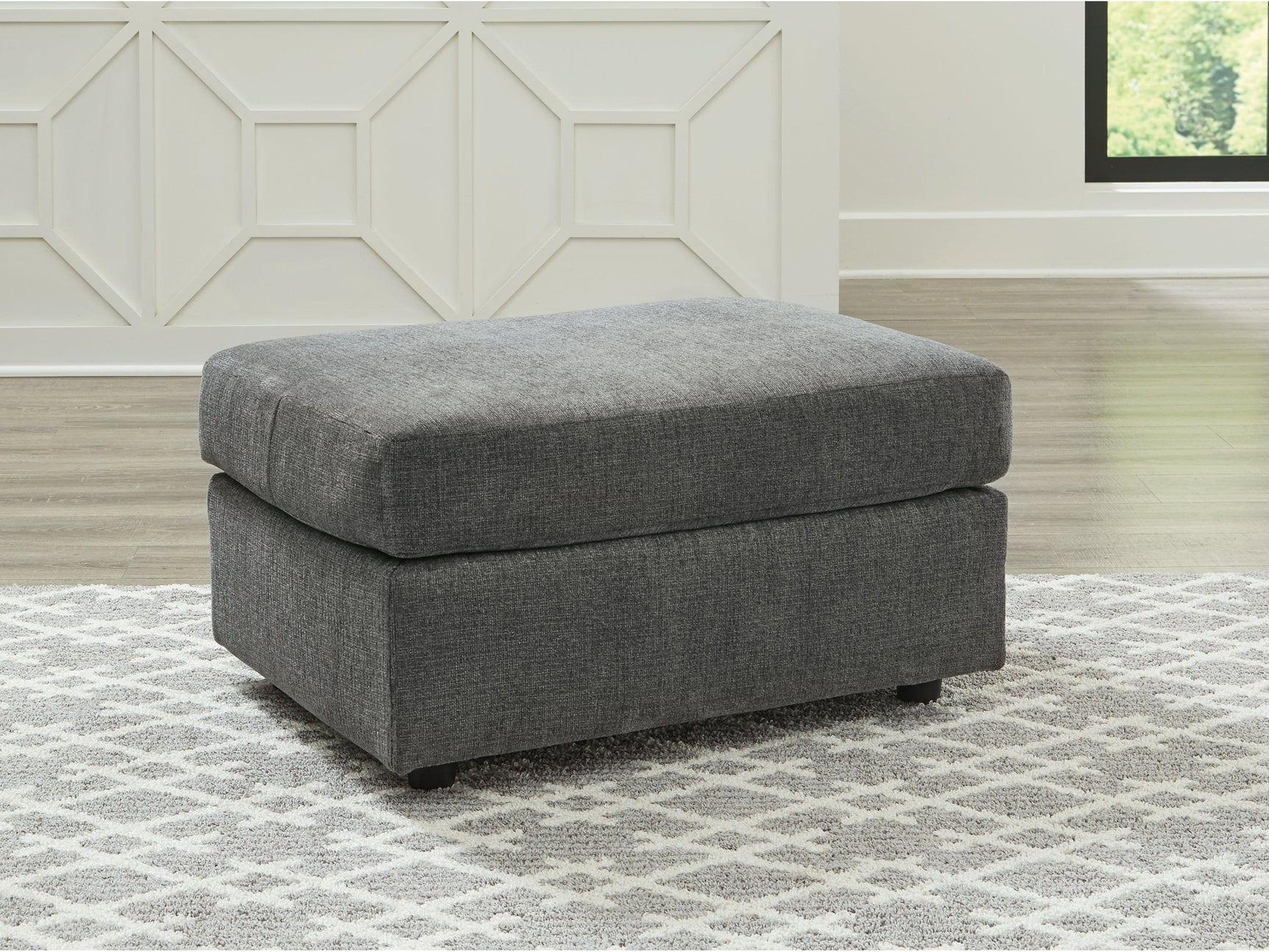 Stairatt Gravel Ottoman (Online Special Price) - Ornate Home