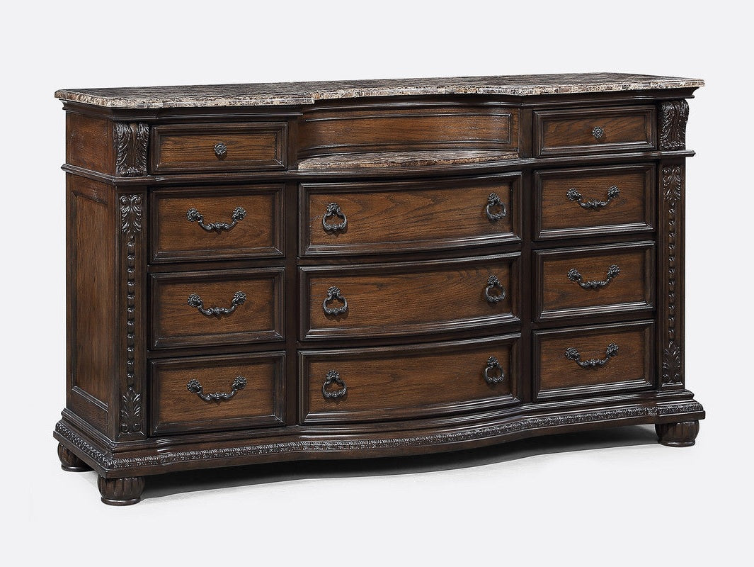 Stanley Coffee Brown Dresser - Ornate Home