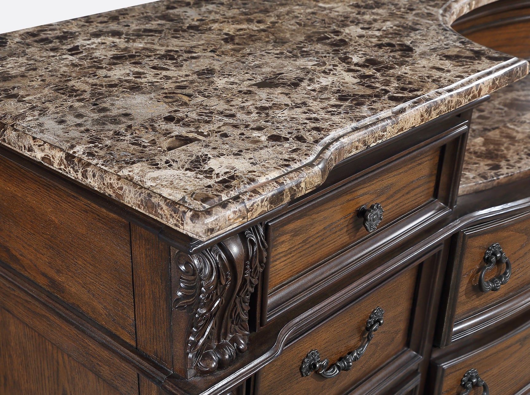 Stanley Coffee Brown Upholstered Sleigh Bedroom Set - Ornate Home