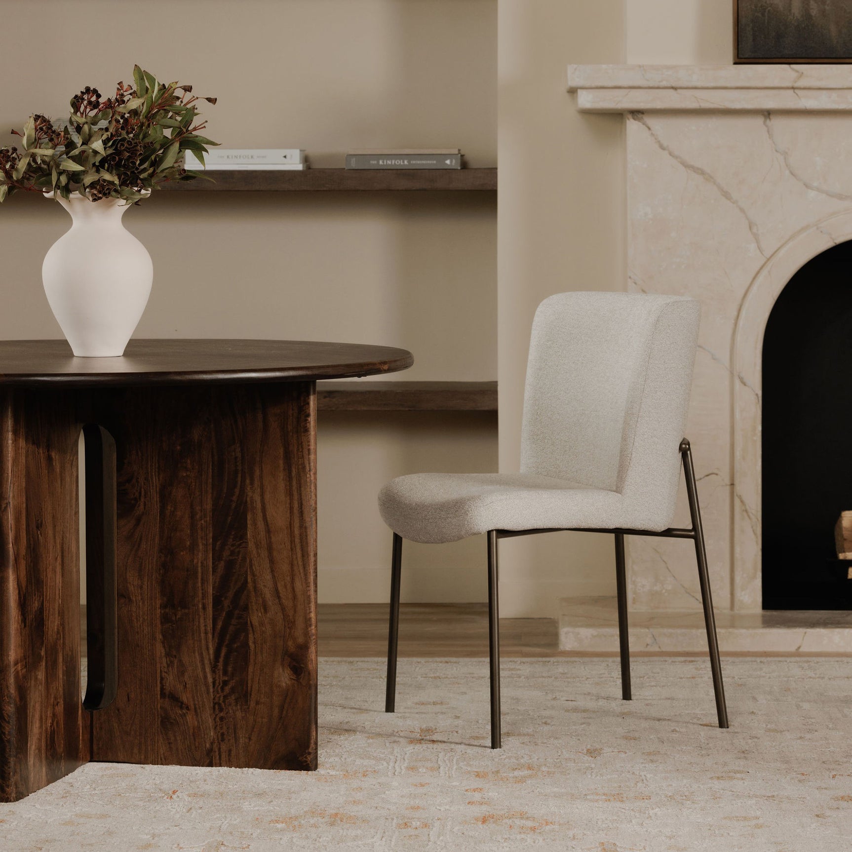 Stanley Dark Brown Dining Table - Ornate Home