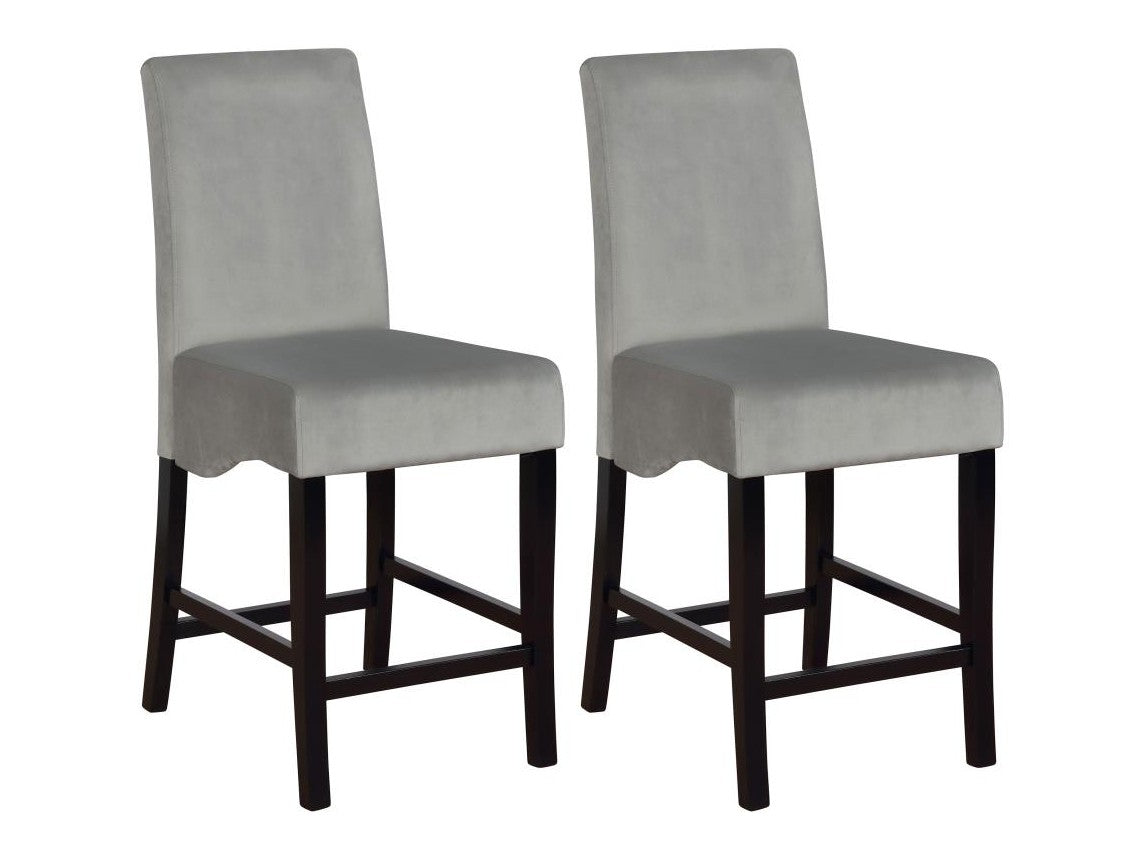 Stanton Grey & Black Counter Height Chairs (Set of 2) - Ornate Home
