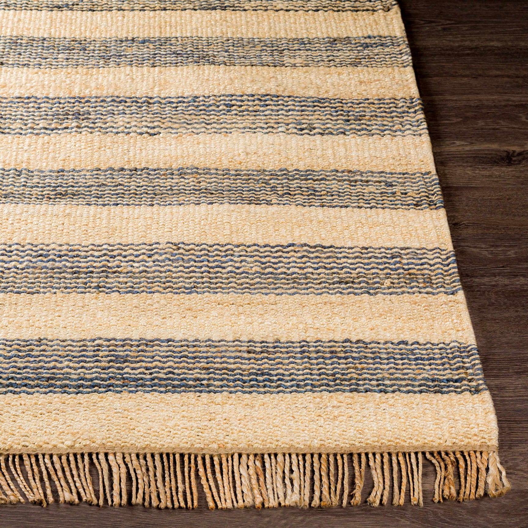Stapleford Striped Jute Carpet - Clearance - Ornate Home