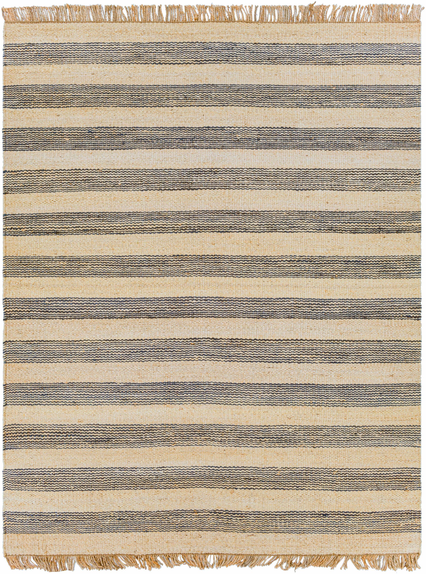 Stapleford Striped Jute Carpet - Clearance - Ornate Home