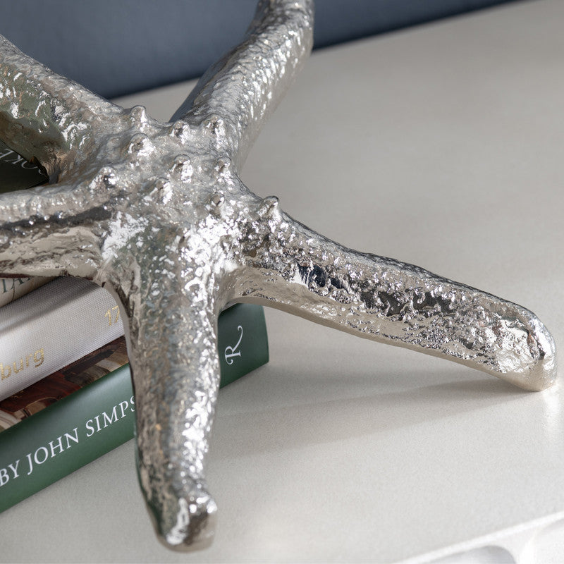 Starfish Silver 2 Piece Starfish (Set of 2) - Ornate Home