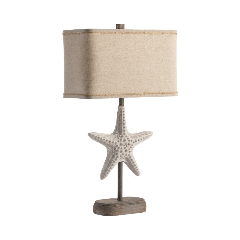 Starfish White/Brown Table Lamp (Set of 2) - Ornate Home