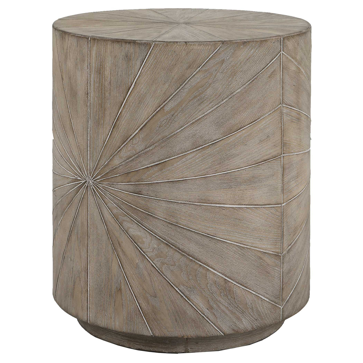 Starshine Gray Wooden Side Table - Ornate Home