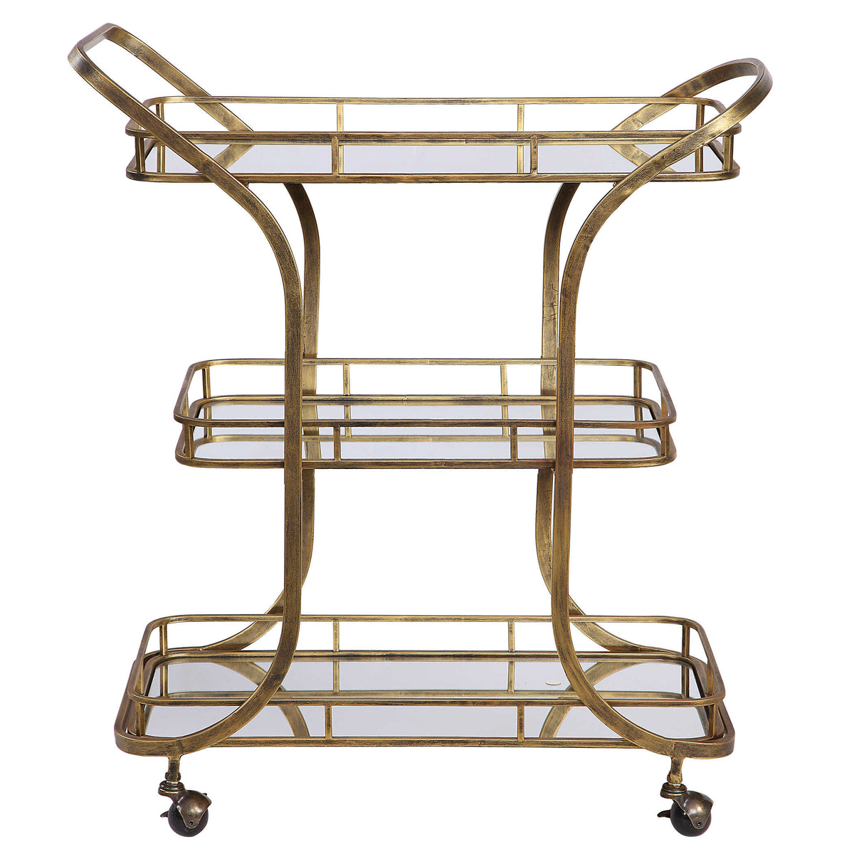 Stassi Gold Serving Cart - Ornate Home