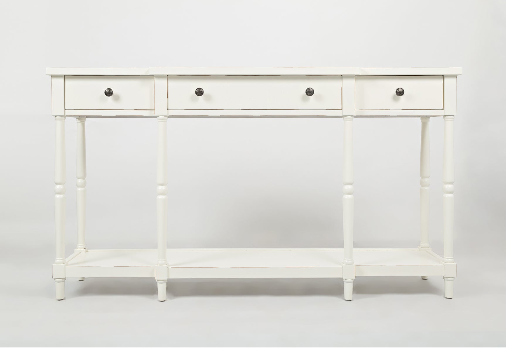 Stately Ant White Home Console - Ornate Home