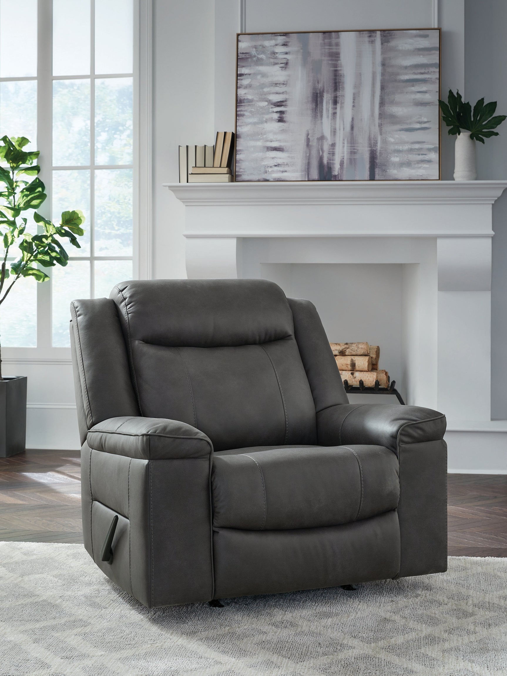 Status Check Shadow Recliner (Online Special Price) - Ornate Home
